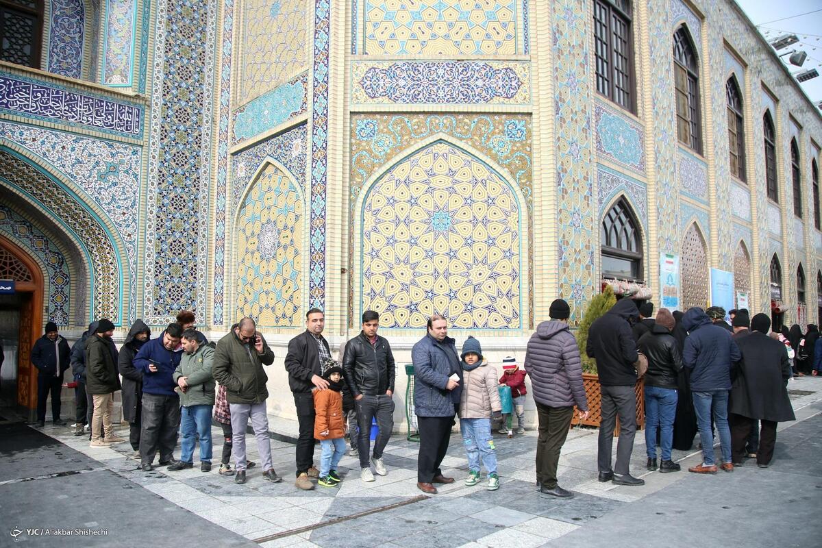 تحویل سال نو در حرم امام رضا