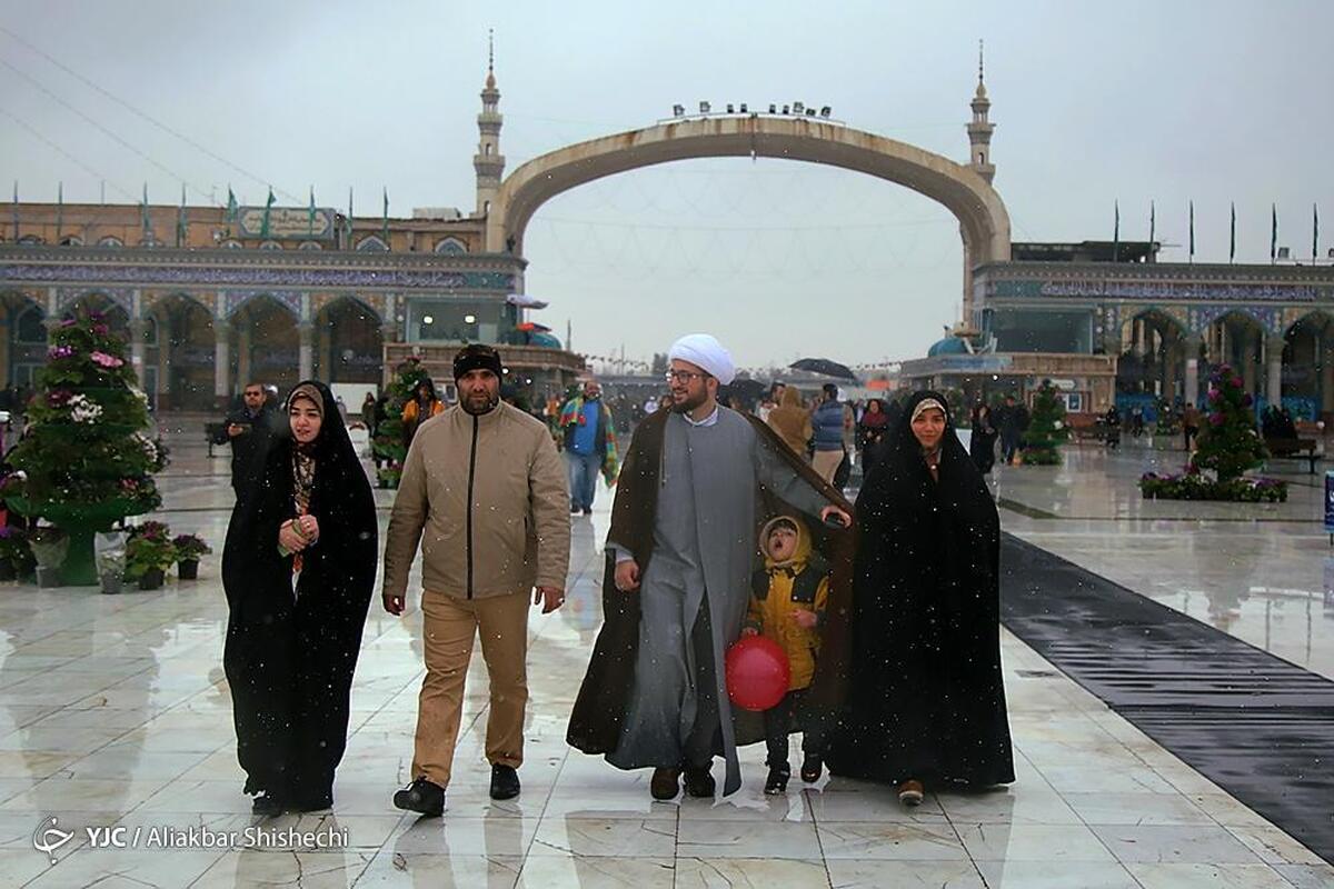 تحویل سال نو در حرم امام رضا