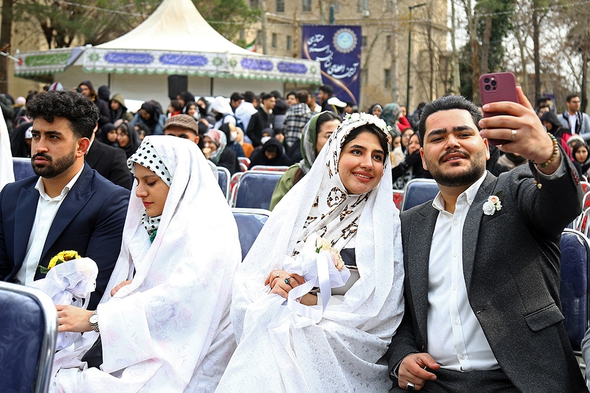 مراسم ازدواج ۱۹۰ زوج دانشگاه افسری امام علی(ع)