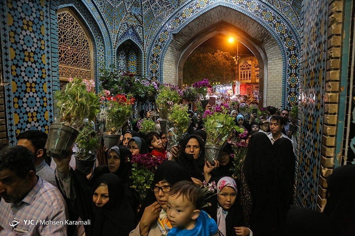 آیین خطبه خوانی افتتاحیه جشن‌های دهه کرامت در حرم حضرت معصومه (س)