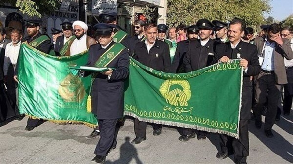 استقبال از کاروان خادمان حرم رضوی (ع)