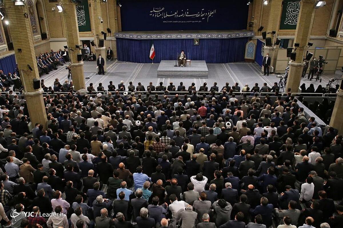 دیدار رئیس جمهور ازبکستان با رهبر انقلاب