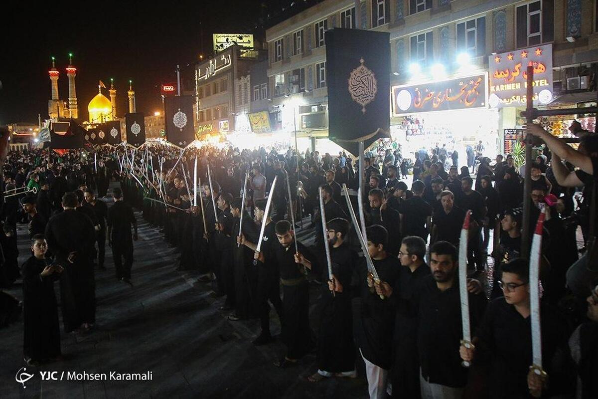زائران حرم امام علی( ع)