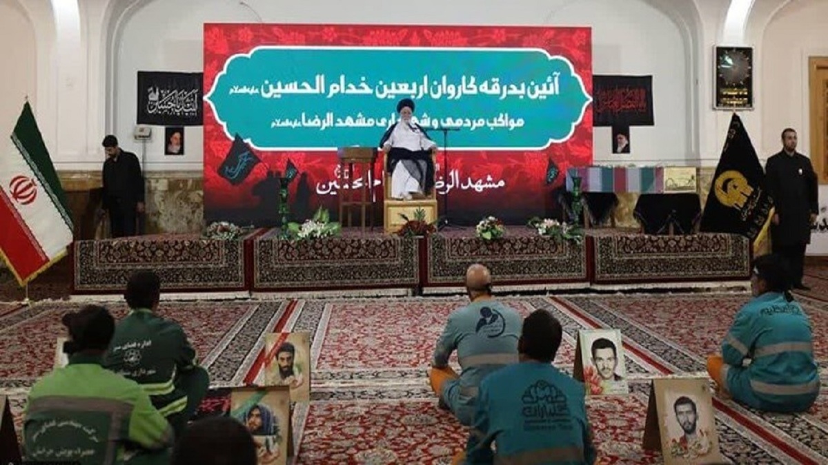 گریه موکب‌داران عراقی موقع جمع کردن مواکب + فیلم