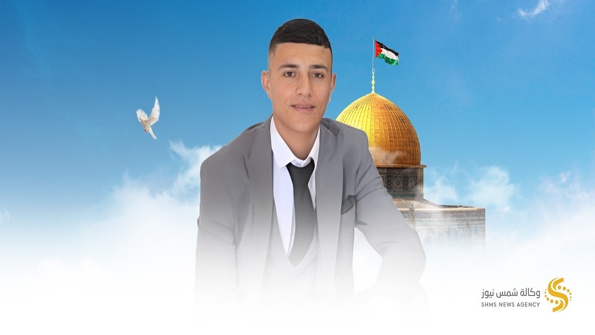تشییع پیکر شهید ۱۵ ساله در فلسطین + فیلم