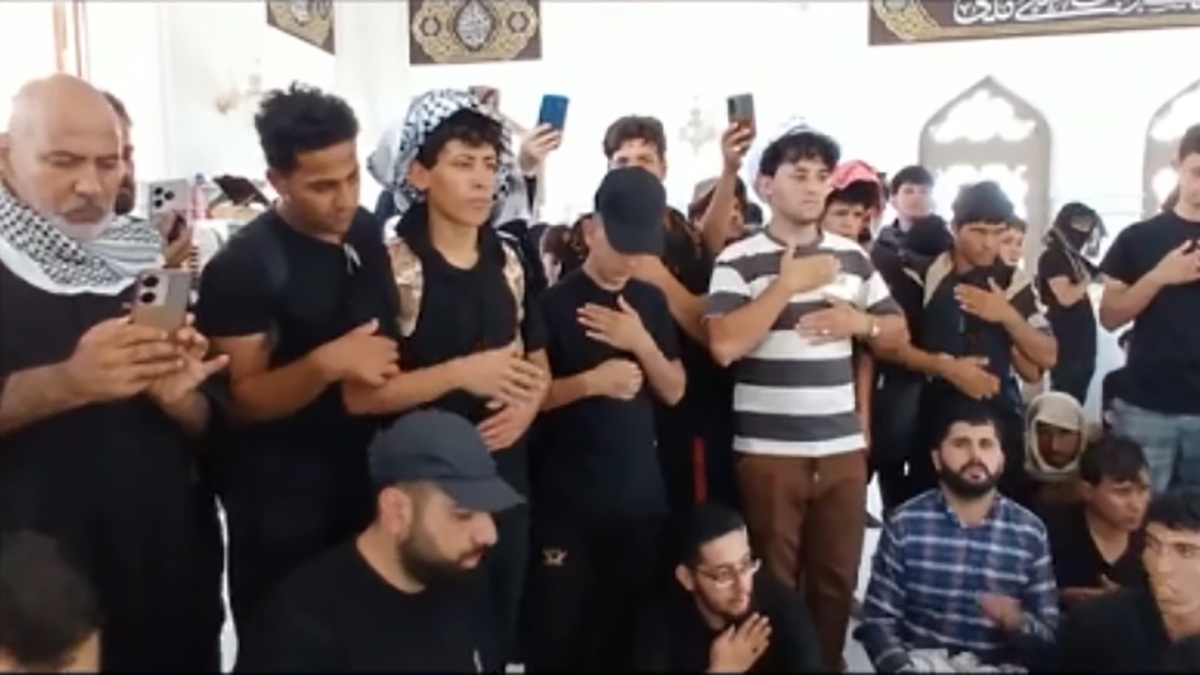 تصاویر هوایی از بین الحرمین در آستانه اربعین