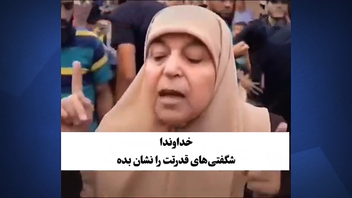 گریه یک دختر فلسطینی در صف غذا + فیلم