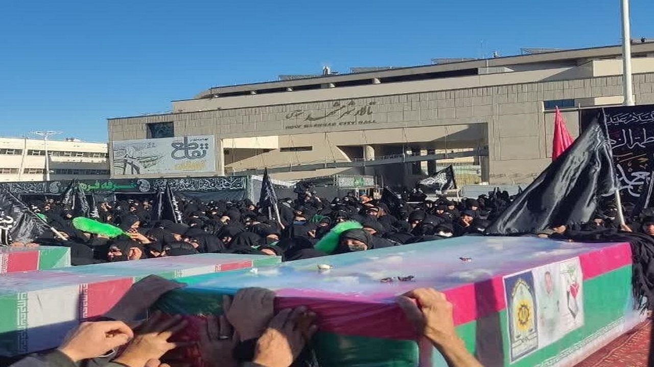 تشییع شهدا در مشهد