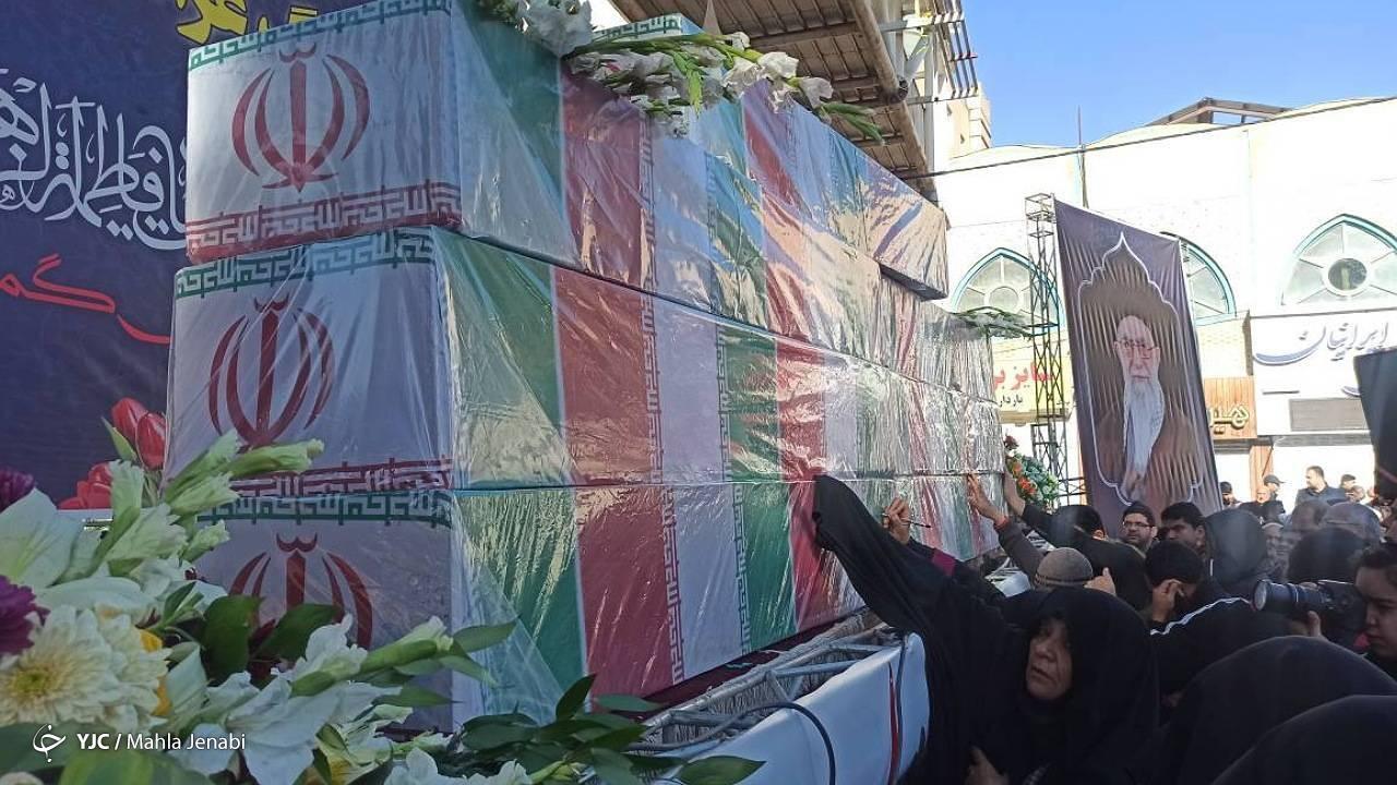 تشییع شهدا در کرمان