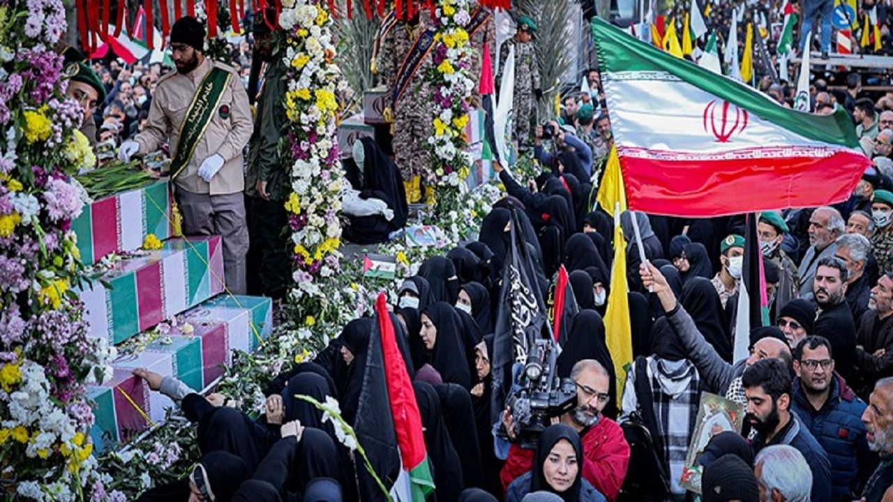 تشییع شهدا در کرمانشاه