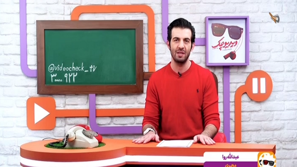 لحظه بیهوشی مجری برنامه در پخش زنده