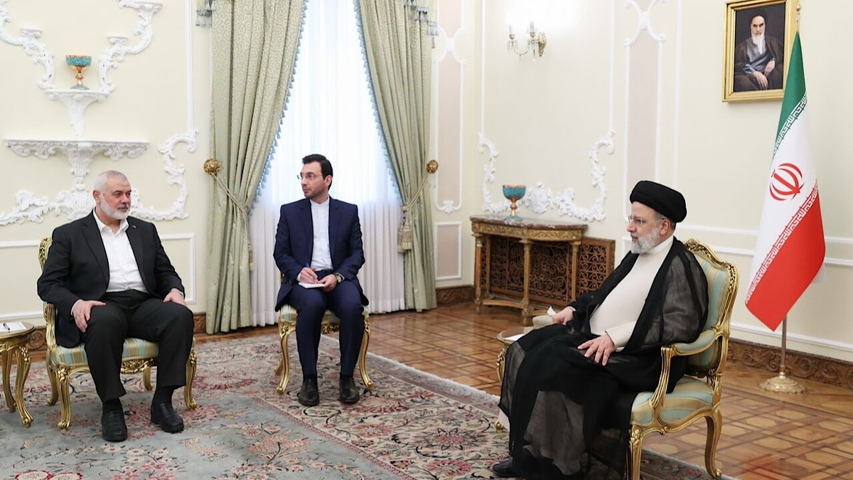 دیدار اسماعیل هنیه با رهبر انقلاب اسلامی