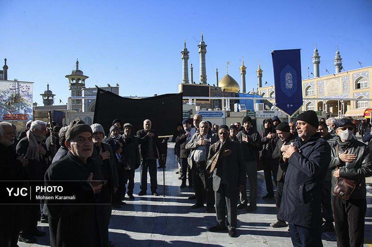 آیین معنوی اعتکاف در مسجد اعظم قم
