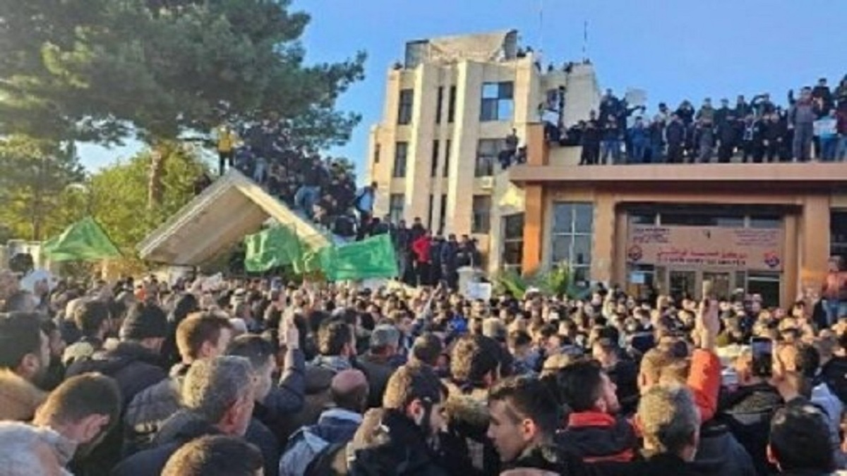 تظاهرات ضد جولانی در سوریه + فیلم