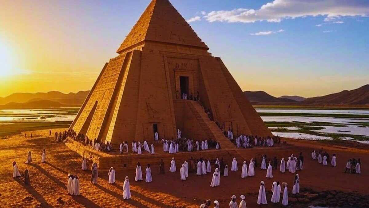 نگاه به عظمت هرم بزرگ جیزه از زاویه‌ای متفاوت + فیلم