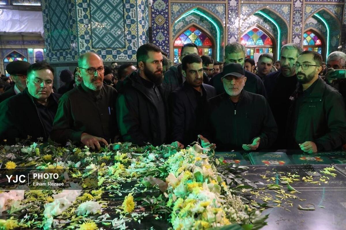 مراسم بزرگداشت شهدای نیروی قدس در دفاع مقدس۱۲ روزه