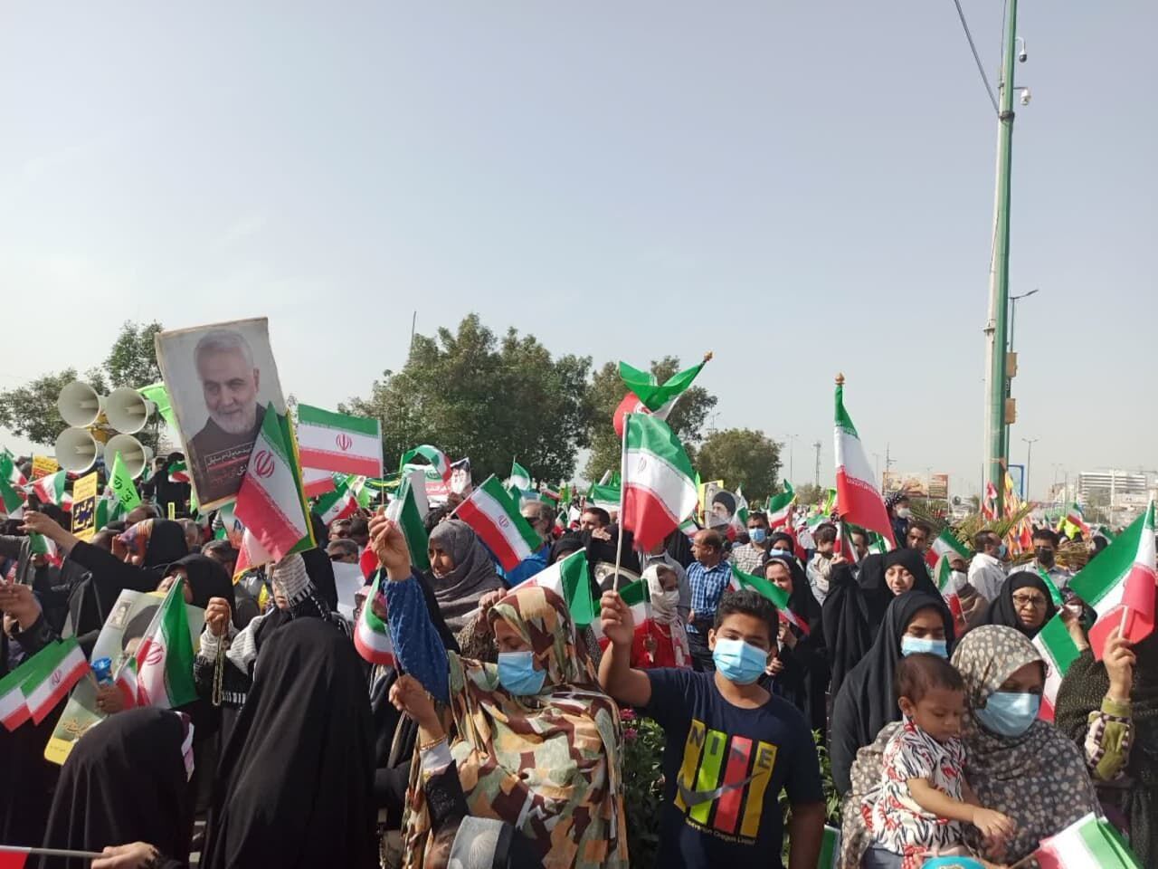 راهپیمایی کرمان