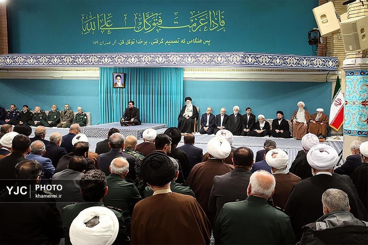 دیدار رمضانی دانشجویان با رهبر انقلاب اسلامی