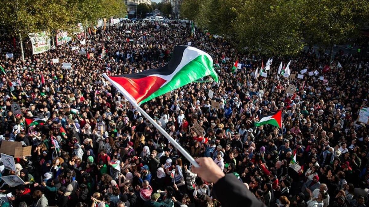 مشارکت دانشجویان عراقی در جنبش جهانی حمایت از فلسطین