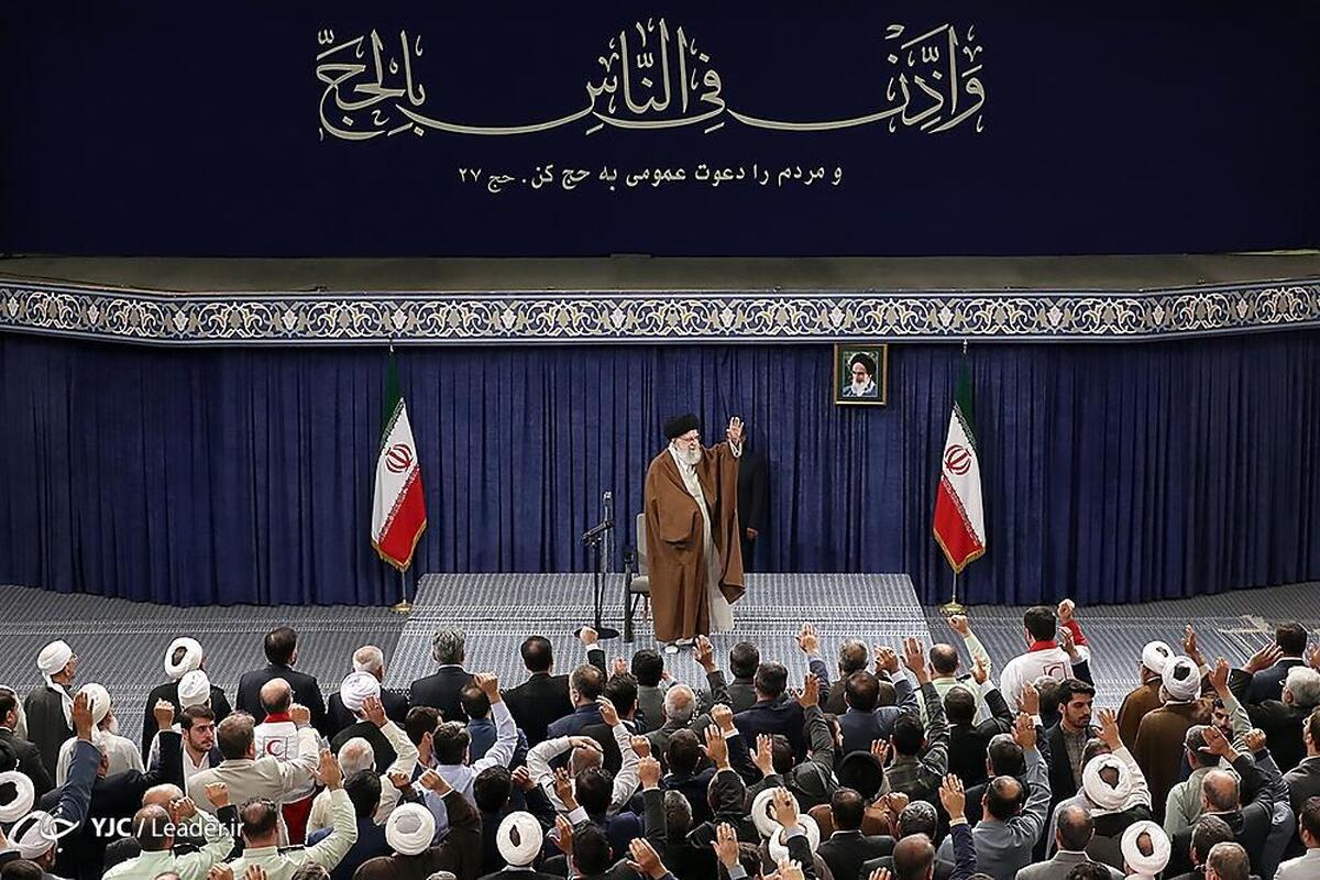 مراسم بدرقه کاروان حج تمتع جانبازان و ایثارگران