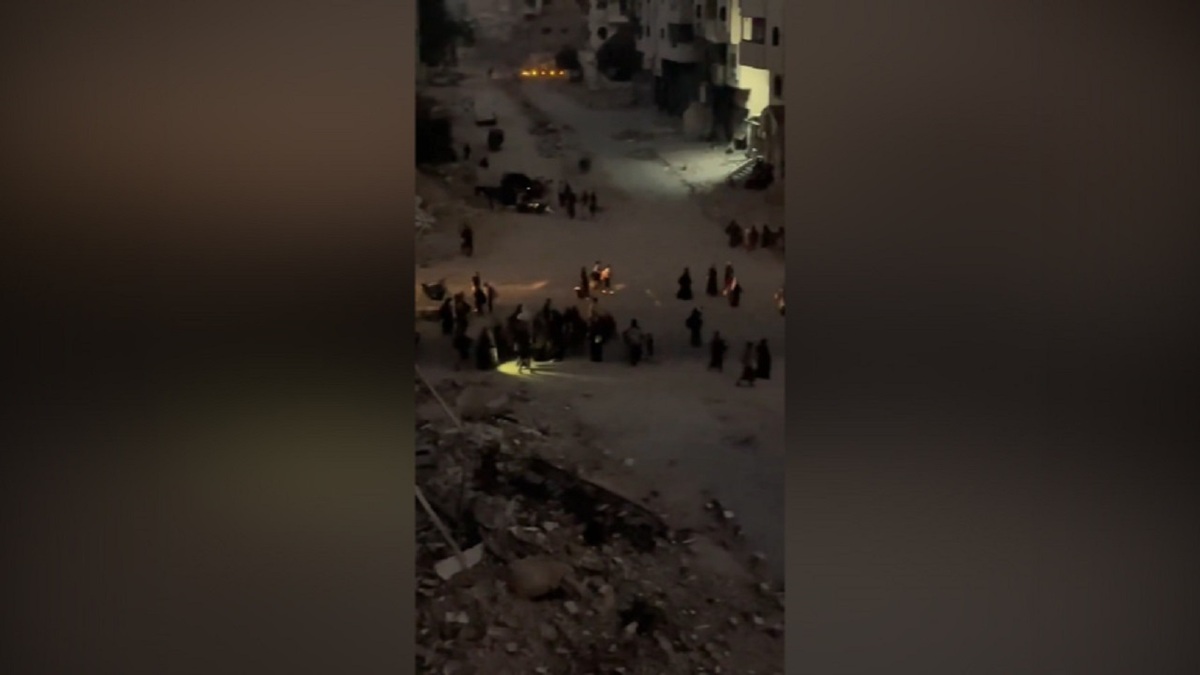 تصاویری تلخ از آوارگی فلسطینیان در خان یونس در نوار غزه + فیلم