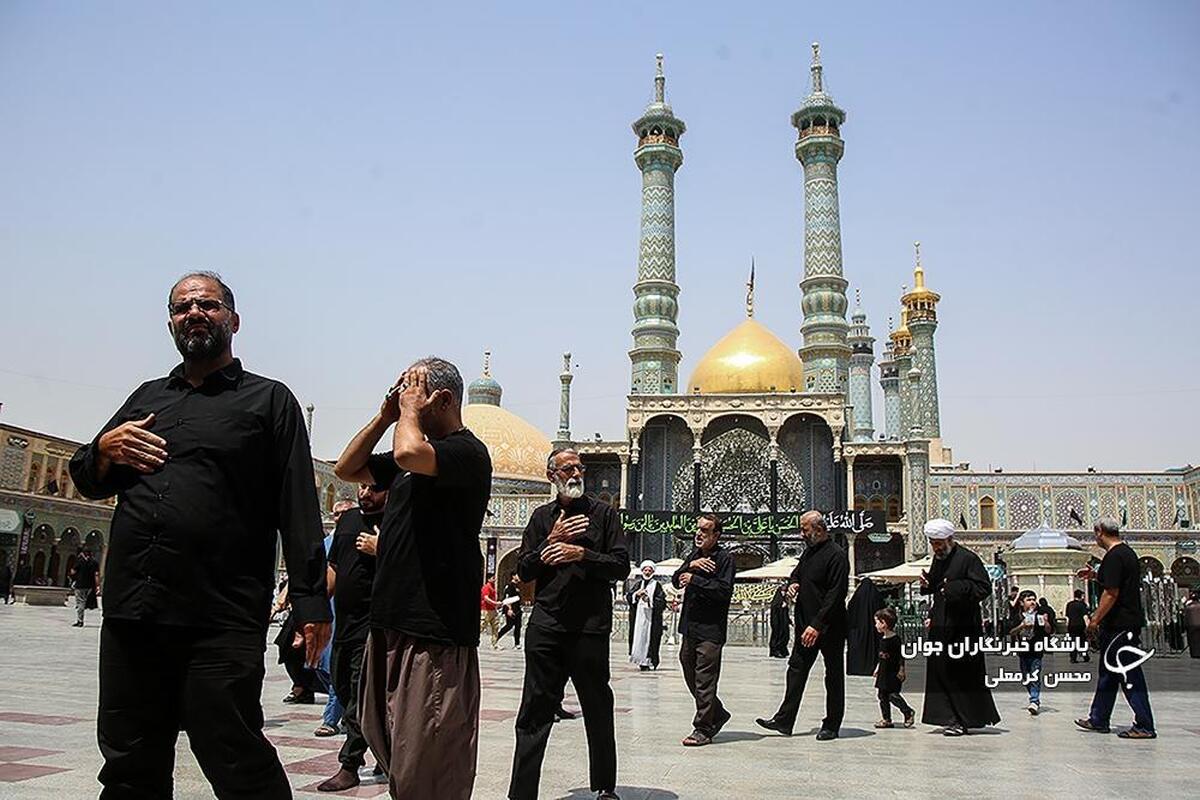 اجتماع بزرگ سه ساله های کربلا در حرم حضرت معصومه (س)