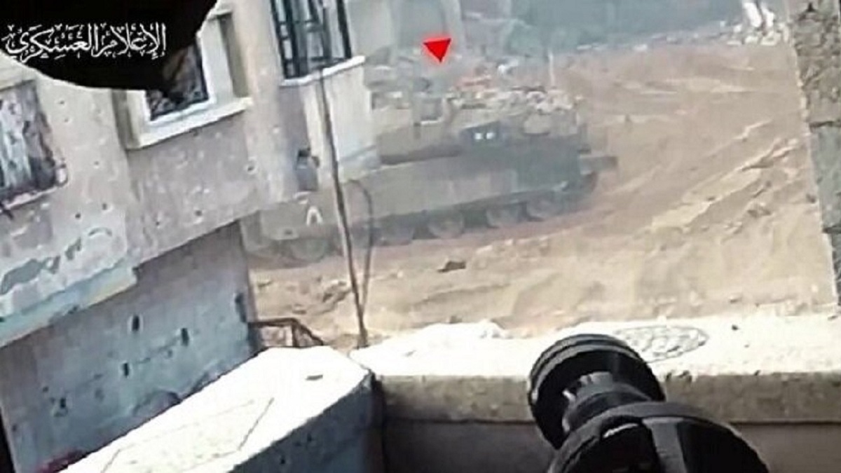 انهدام تانک «مرکاوا» توسط «سرایاالقدس» در رفح + فیلم
