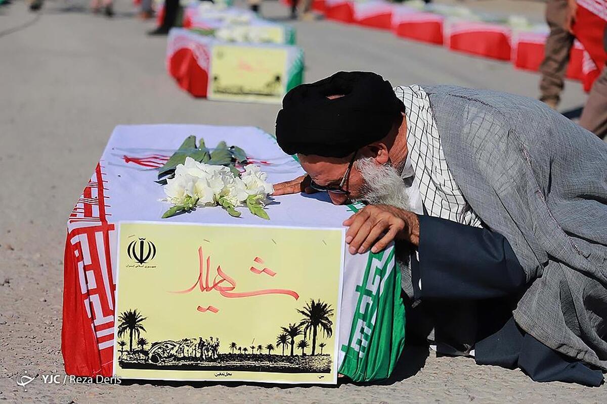 مراسم استقبال از شهدای گمنام دفاع مقدس در تبریز و مشهد