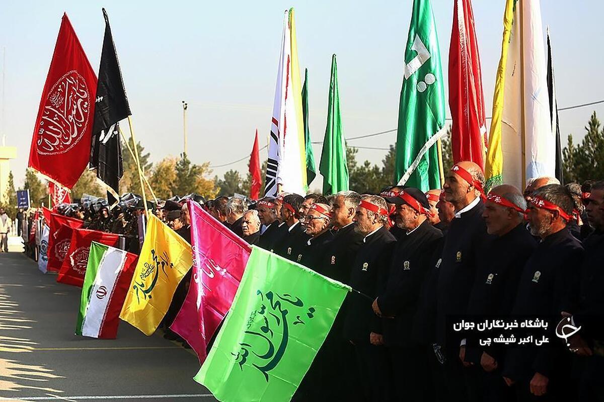 مراسم تشییع پیکر پاک شهدای دفاع مقدس استان‌ها (۱)