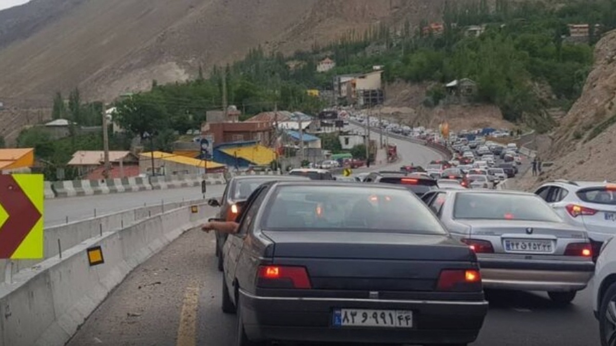 جاده‌های شمالی کشور به سمت تهران یکطرفه شد + فیلم