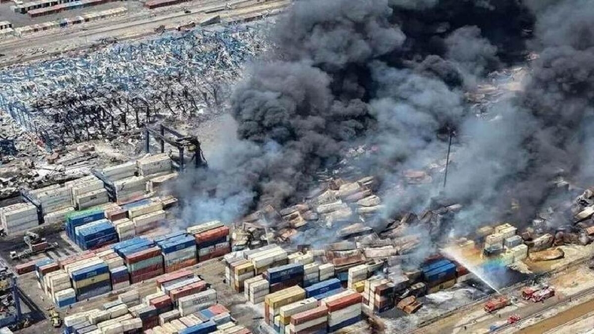 یک ماه پس از حادثه بندر شهید رجایی + فیلم