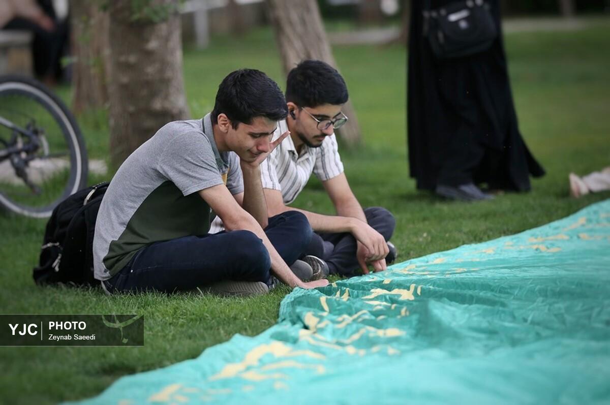 اجتماع امام رضایی ها در شب ولادت امام رضا (ع) / همدان