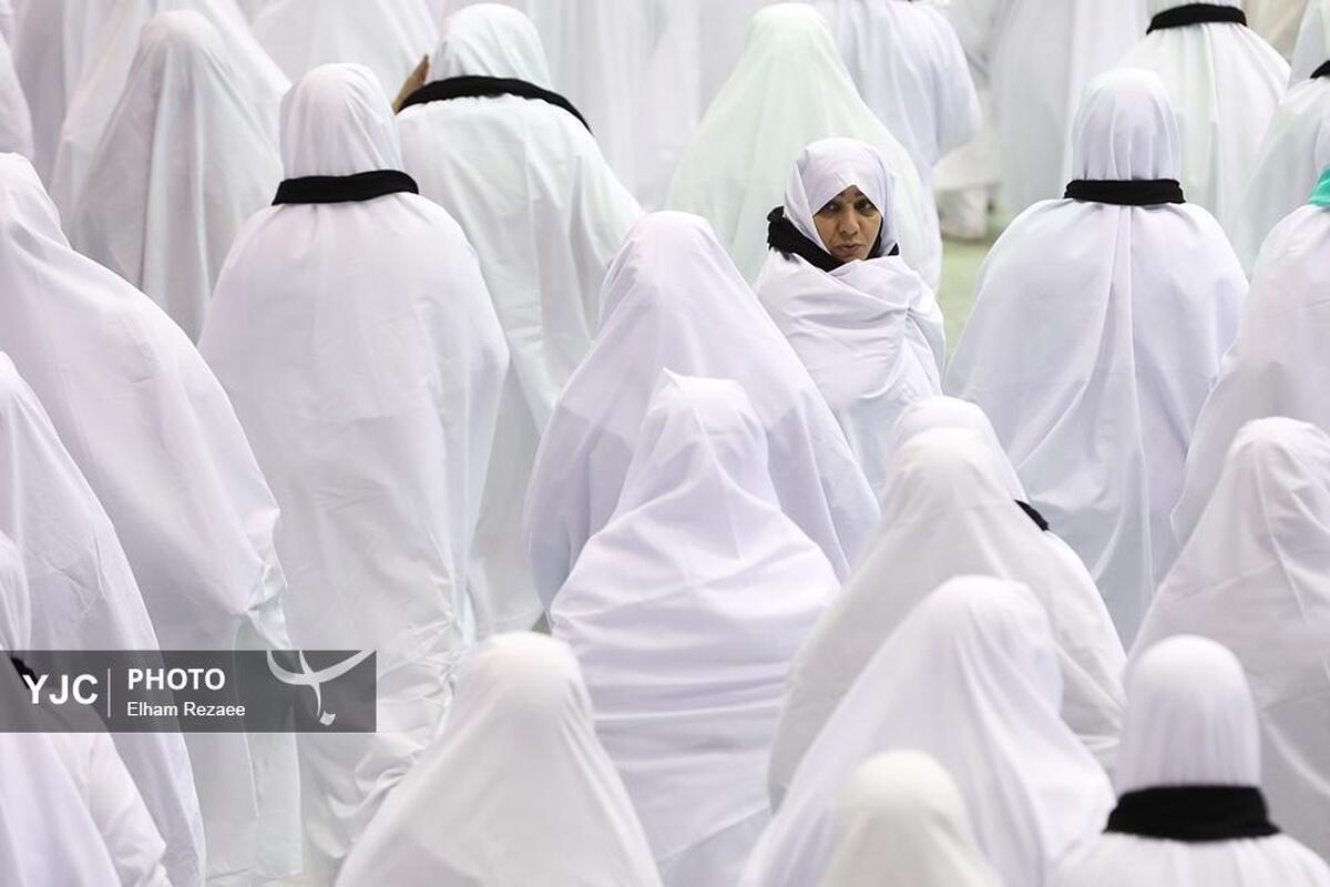 مراسم بدرقه کاروان حج تمتع جانبازان و ایثارگران