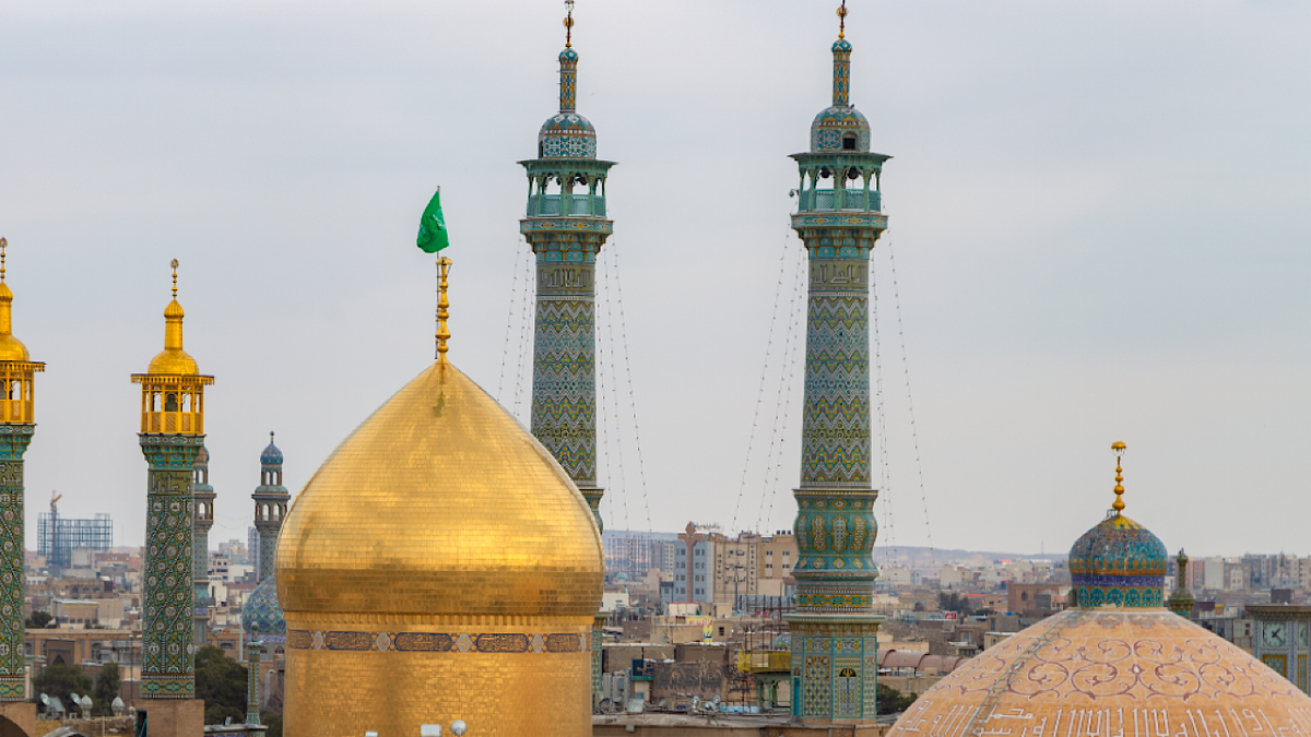 آئین خطبه خوانی خادمان اعتاب مقدس در سالروز میلاد حضرت فاطمه معصومه (س)