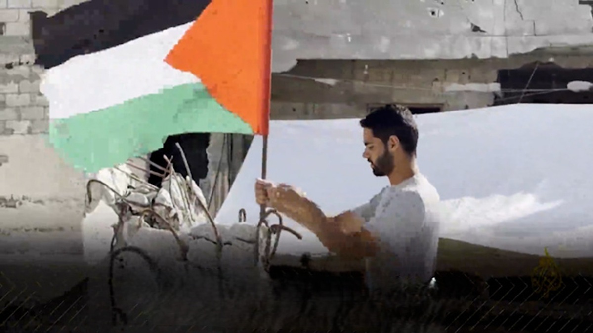 تظاهرات علیه سرکوب حامیان فلسطین + فیلم