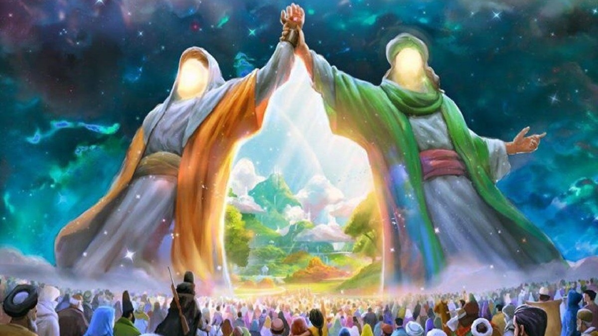 حرم امیرالمؤمنین علی (ع) سیاه‌پوش شد + فیلم