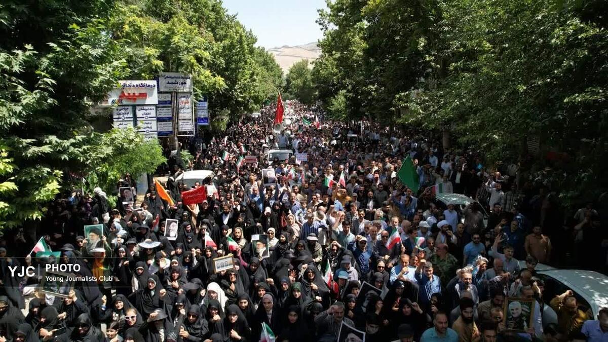 راهپیمایی جمعه‌های خشم و نصر تهران - ۱