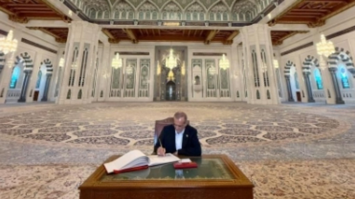 شهریارخوانی پزشکیان در عمان + فیلم
