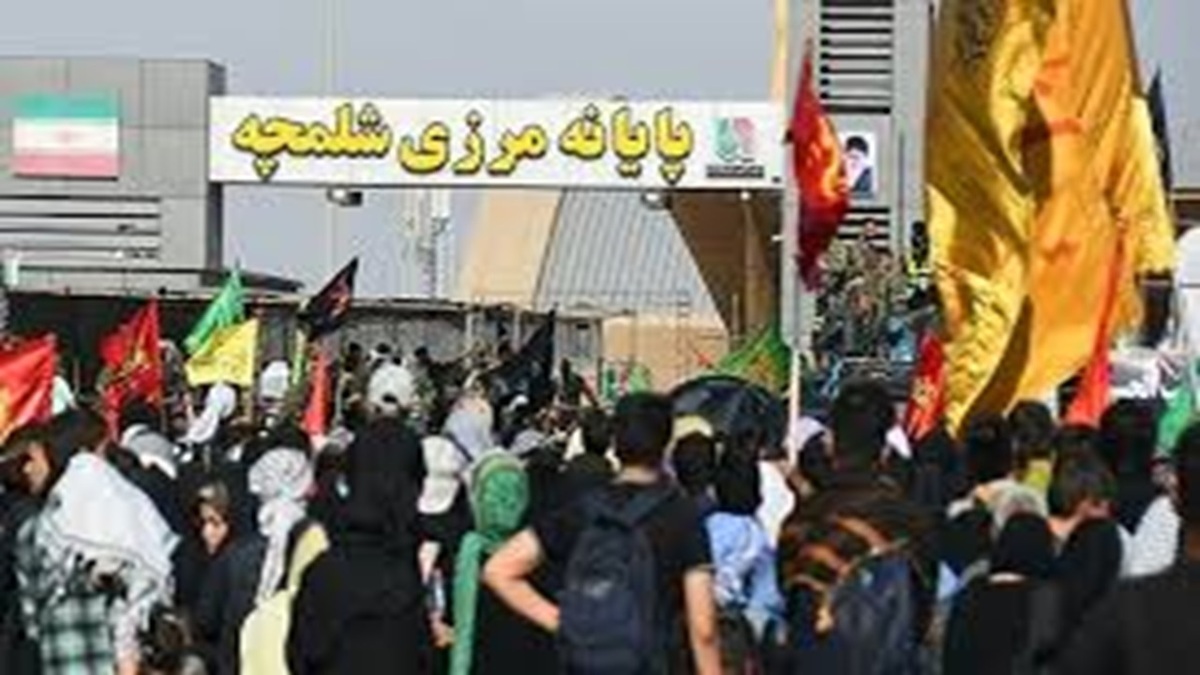 کاروان بزرگ پیاده‌روی عشاق الحسین رامشیر در مسیر کربلا + فیلم