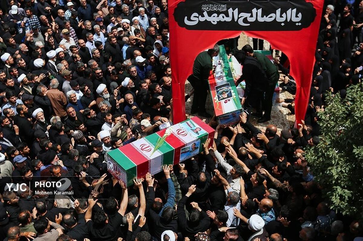 تشییع پیکر شهید سردار سرلشکر محمد سعید ایزدی در قم
