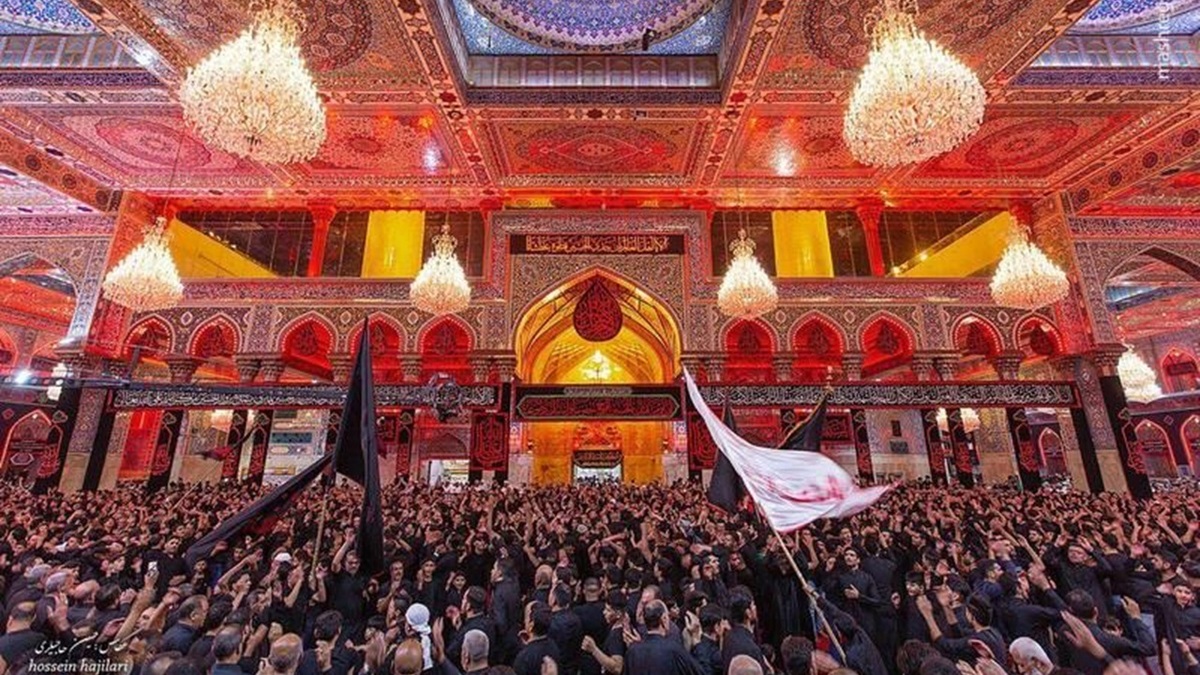 طنین «لبیک یا حسین (ع)» زائران اربعین + فیلم