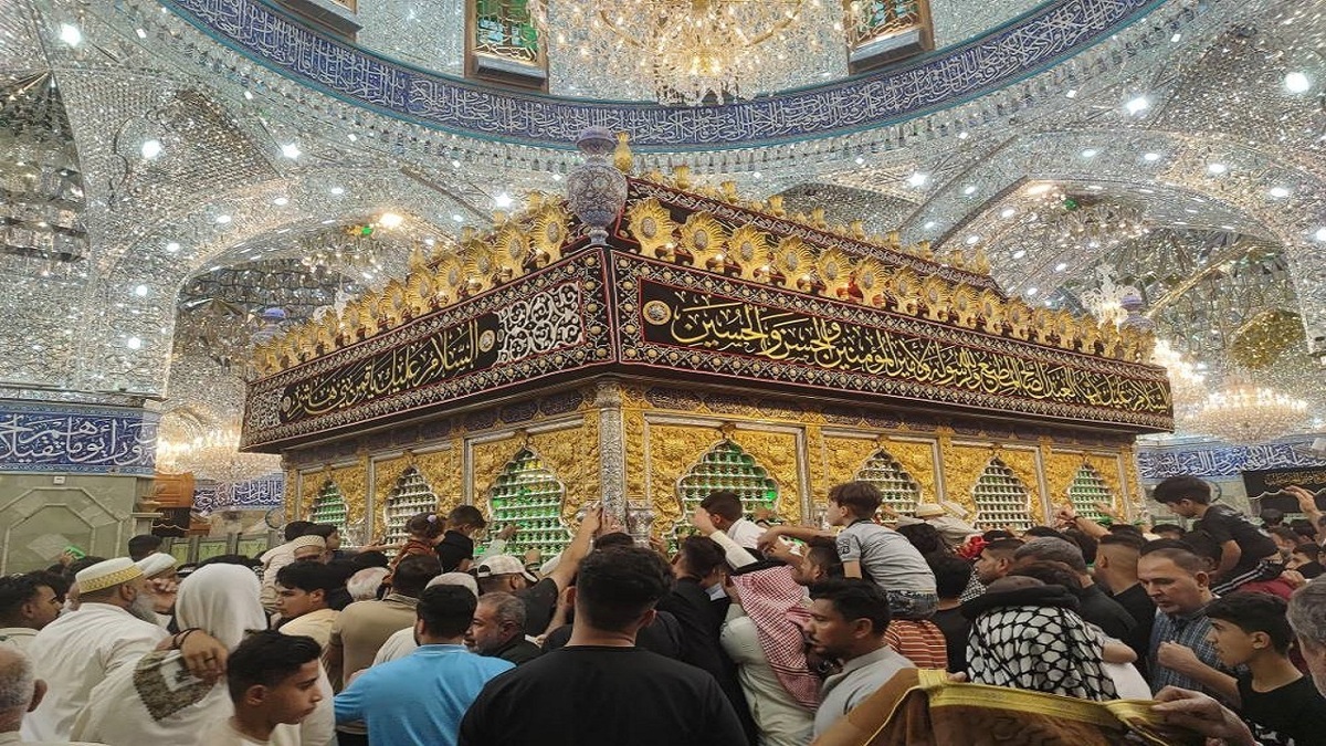 مراسم راهپیمایی جاماندگان اربعین حسینی + فیلم